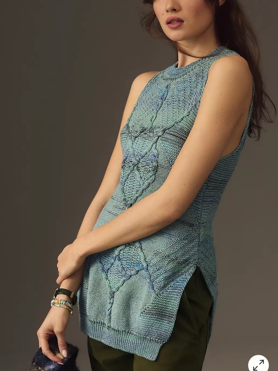 Pilcro Tops - Anthropologie Pilcro Halter sweater tank Sleeveless Knit Tunic Top